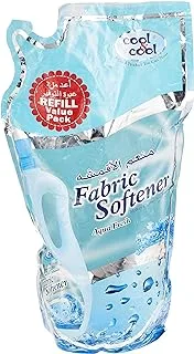 Cool & Cool Fabric Softener Aqua Fresh Pouch, 1 Liter