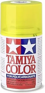 Tamiya Ps-42 Translucent Lexan Spray Paint ، أصفر ، 3oz ، Tam86042