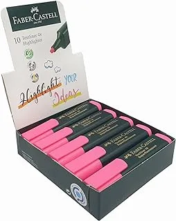 Faber-Castell 154828 Marker - Markers (Pink, Green, Pink, Green, Plastic, Polypropylene, Chisel, Water-Based Ink)