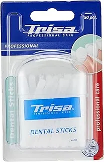 Trisa Professional Dental Sticks, Stick Slides Easily Between The Teeth And Eliminates Food Build Up And Helps Prevent Plaque. 50pcs.