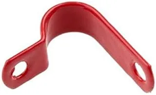 Royal Apex Fire Cable Saddle Clips 8mm Red (Pack of 50)