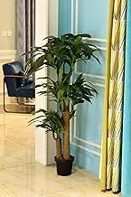 ما يقرب من النباتات الاصطناعية الطبيعية 1.4 متر ارتفاع البرازيل Dracaena شجرة ديكور حديقة المنزل