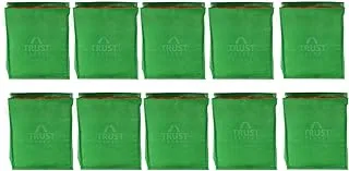 TrustBasket HDPE Square Grow Bag (مجموعة من 10) -12 * 12 * 12