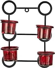 Harmony 1Pc Metal Hanger + 4 Glass Without Candle 6291112172134