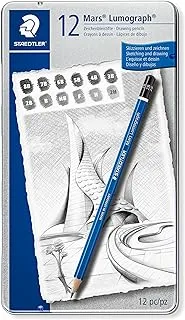 STAEDTLER LUMOGRAPH PENCIL PEFC PUR 12PC