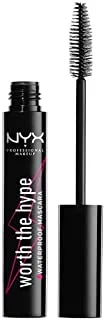 NYX PROFESSIONAL MAKEUP Worth The Hype Waterproof Mascara, Black 01