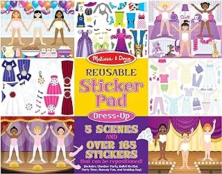 Melissa & Doug Reusable Sticker Pad, Pink, 165, 4198