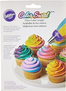 Wilton 411-1992 Colour Swirl 3 Colour Icing Bag Coupler