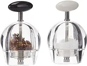 Bodum Peppino Glass Salt And Pepper Set - 2 Pieces - Clear