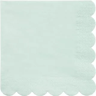 Meri Meri Simply Eco Party Napkins 20 Pieces, Large, Mint