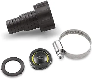 Kärcher Pump Connector Set for 3/4-Inch and 1-Inch Suction Hose, Black