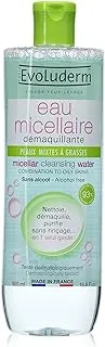 Evoluderm Micellar Water For Combination to Oily Skin 500 ml