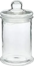 HARMONY 1PC GLASS CANISTER, SIZE:13 * 13 * 23CM/1.4LCOLOR LABEL INSIDEBULK PACKING 60080-2