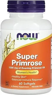 Now Super Primrose 1300 Mgdietary Suppliment, 60 Softgels