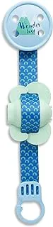 Suavinex Pacifier Holder With Wanderlust Soother Clip, Assorted, 1 Unit