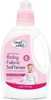 Cool & Cool Gentle Baby Fabric Softener 2 Liters - Anti Bacterial, Dye-Free, Bleach-Free,Gentle, Baby & Kid safe.