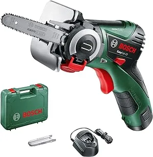 Bosch Mini Saw EasyCut 12 (1X2.5AH) , Effortless, freehand cuts – at home or in the garden | Model: 06033C9070 with 1 year warranty