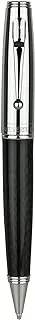 Monteverde Invincia Chrome With Black Carbon Fiber Ballpoint Pen (Mv40063)