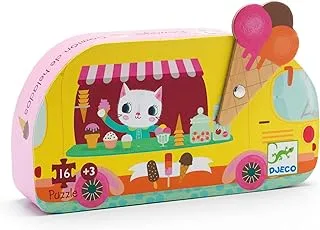 Djeco Ice Cream Truck Puzzle 16-Piece