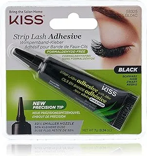 Kiss Strip Eye Lash Adhesive With Aloe, Black, Kplgl04