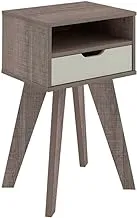 Artely Vip End Table, Cinnamon Brown With Off White - W 44.5 cm X D 35 cm X H 73 cm