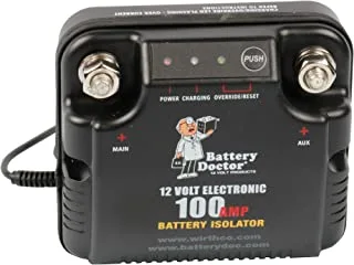 Wirthco 20090 Battery Doctor 75 Amp/100 Amp Isolator , Black