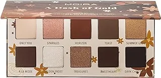 Moira A Dash of Gold Eyeshadow Palette, 10 gm