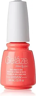 طلاء أظافر Gelaze Thistle Do Nicely Gel و Base Nail 14 مل ، وردي