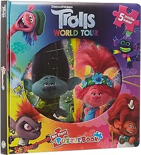 Phidal DreamWorks Trolls World Tour My First Puzzle Book, multicolor