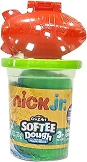 Crazart Nick Jr. 4 Ounce Double Color Softee Dough With Topper In Pdq