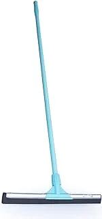 Cleano Heavy-Duty Dual Moss Floor Squeegee with 120cm Handle, Sky-blue