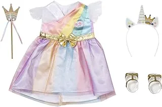 BABY born Fantasy Deluxe Princess 43cm - Toy For Kids Easy Small Hands, Creative Play Promotes Empathy & Social Skills, Toddlers 3 Years Up Includes Dress, Shoes, Hairband And Wand