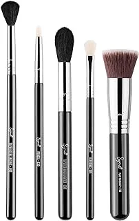 Sigma Beauty 7 Best of Brush Set, Professional eyeshadow, eyebrow & eyeliner makeup brushes, Cruelty-free & vegan, soft synthetic fibers.