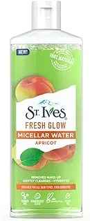 ST. Ives Fresh Glow 3-in-1 Micellar Water with 100% Natural Rose Extracts| Gentle Cleanser| Toner & Makeup Remover| Paraben-Free| Alcohol-Free & Non-Greasy| Dermatologically Tested| 400 ml