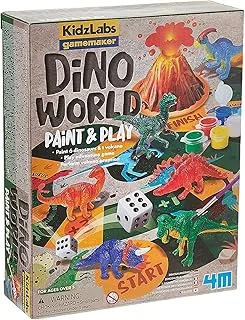 4M 403400 Kidzlabs GameMaker-Dino World ، متعدد الألوان