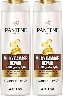 Pantene Pro-V Milky Damage Repair Shampoo 400 ml Dual Pack