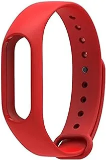 For Xiaomi Mi Band 2Sport Silicone Wrist Strap - Red