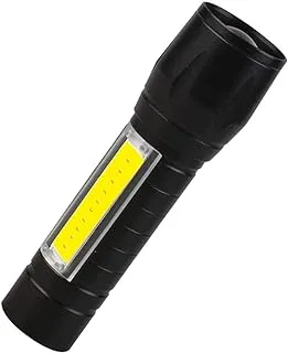 Coolbaby Mini Flashlight Ultra Bright Portable Outdoor 3 Modes Aluminum (Black)