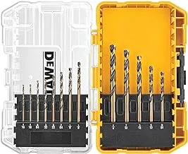 DEWALT Black Oxide Drill Bit Set with Pilot Point, 13-Piece (DW1163)