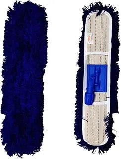 Royal Apex Washable Dust Mop Pad Replacement Head & Refill Reusable Looped-End Blue