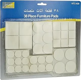 Suberdeal Furniture Pads, Multi-Colour, Sbd-429, 38 Pieces