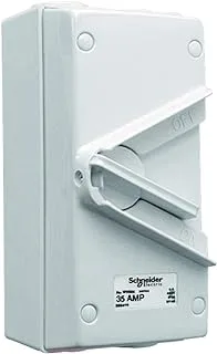 Schneider Electric 35A 250V Surface Mount Single Pole Isolating Switch IP66