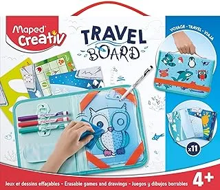 Maped 969310 Creativ Travel Board - Animals, Blue