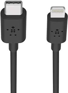 Belkin F8J239bt04-BLK Mixit Lightning to USB-C Cable 1.2 m, Black