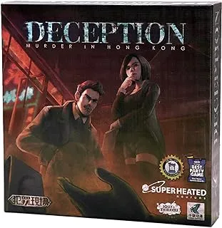 SuperHeated Neurons Deception | 4-12 Players | Official Version | English and Arabic Language | Group Game For Ages 14+ | Board Game - Strategy, Mystery | Original
