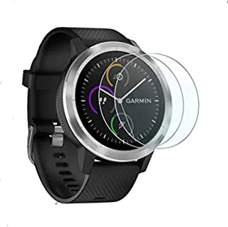 غشاء واقي شاشة زجاجي مقوى عالي الجودة شفاف 9H للساعة الذكية Garmin Vivoactive 3