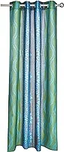 Story at Home DNR3022 Polyester 2 Pieces Set 7 Feet Nature Collection Designer Combo Premium Door Curtain, Aqua, Large