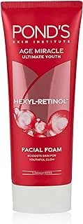 Pond's Age Miracle Hexyl-Retinol Ultimate Youth Facial Foam, 100 gm