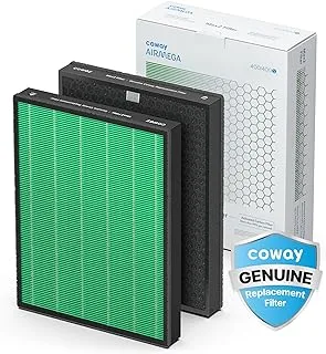 Coway Airmega 400/400S Air Purifier Replacement Filter Set, Max 2 Green True HEPA and Active Carbon Filter, AP-2015-FP