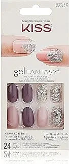 Kiss Gel Fantasy Nails Kgn17, 24 Pieces